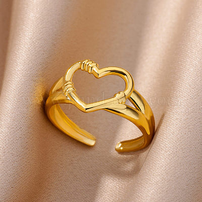 Простые манжеты из нержавеющей стали 304 для женщин FS-WGD177D-02-1