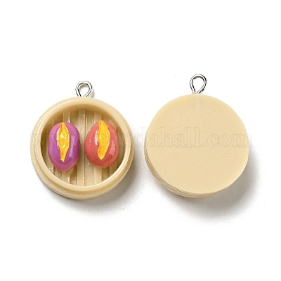 Подвески из непрозрачной смолы RESI-G043-C09-1