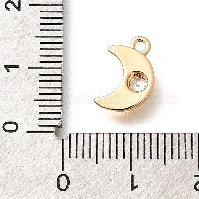 Латунные микро проложить кубического циркония подвески KK-C085-22G-1