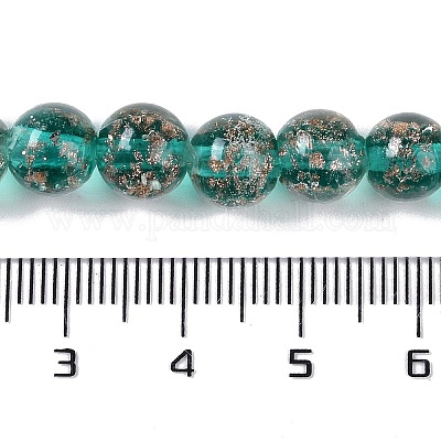 Бусины ручной работы бусины золотого песка LAMP-Z009-01K-1