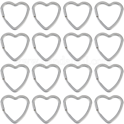 20 шт. разъемные брелоки из нержавеющей стали 304 STAS-SC0009-03-1