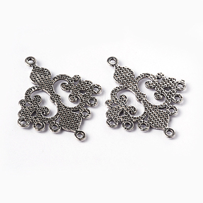 Lot De 60 Pièces Pour Lustre Ancien Style Tibétain - Alliage Argenté - Neuf Pour Création Bijoux