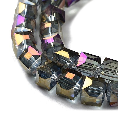 Гальванические стеклянные бусины EGLA-R064-6mm-08-1