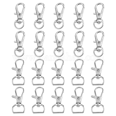 80 шт. 2-х видов поворотных карабинов из сплава и железа FIND-FH0001-26-1