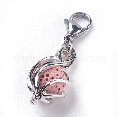 Подвески латуни медальон HJEW-JM00325-M-1-1