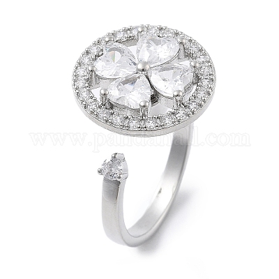 Вращающиеся открытые манжетные кольца для женщин&nbsp;LS-RJEW-S402-07P-1