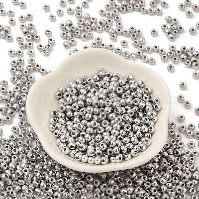 Стеклянные бусины с металлическим покрытием X1-SEED-H002-G-A573-1