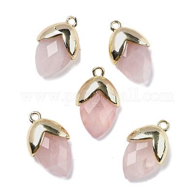 Природного розового кварца подвески G-U019-03A-06-1
