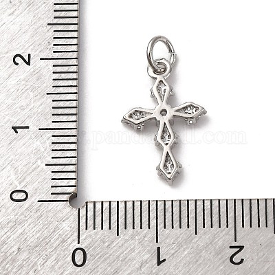 Латунные микро проложить кубического циркония подвески KK-P308-25P-1