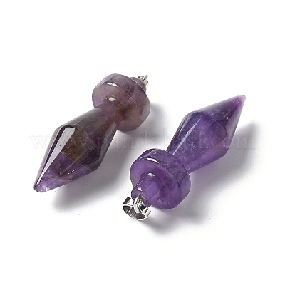 Подвески из натурального аметиста  G-C187-03D-1