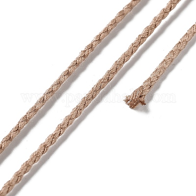 Плетеный шнур из полиэстера длиной 20 м для изготовления украшений. OCOR-G015-04A-06-1