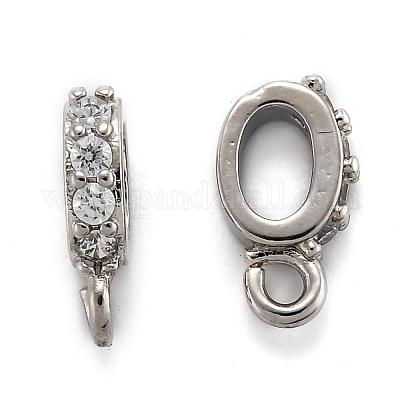 Латунные поручни из кубического циркония с микропаве ZIRC-H119-11P-1