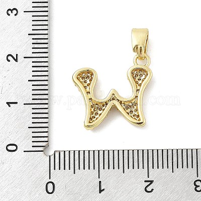 Латунные микро проложить кубического циркония подвески ZIRC-C012-01G-23-1