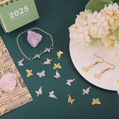 32 шт. 4-х стилей подвески-подвески из латуни с покрытием на стойке и 16 шт. 2-х стилей подвески KK-CA0002-41-1