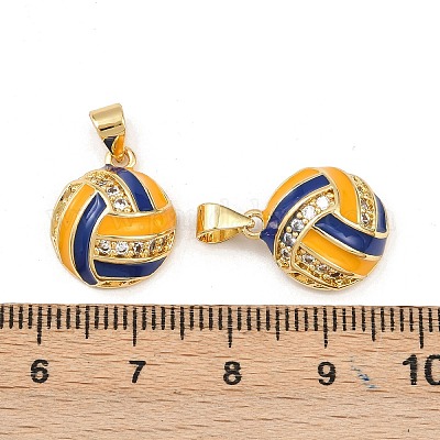 Кулоны с фианитами из латуни KK-L251-34G-1