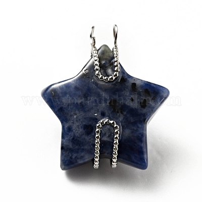 Природные подвески содалитом G-D473-03P-02-1