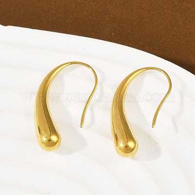 Серьги-капли из нержавеющей стали 304 EJEW-S272-06G-1