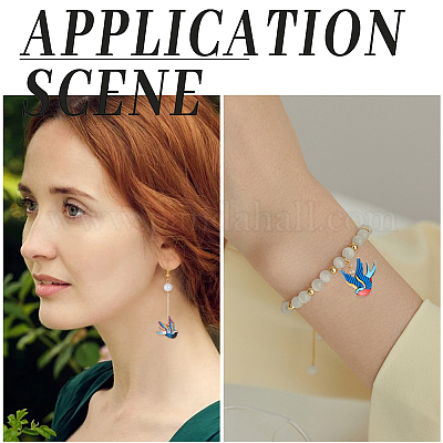 30шт 5 цвета подвески из сплава с покрытием стойки FIND-SC0005-78-1