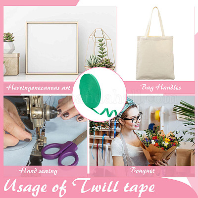 Хлопковые ленты&nbsp;SRIB-WH0008-05D-1