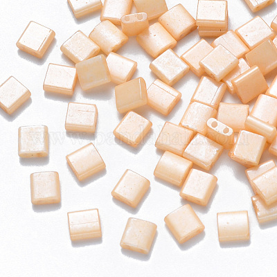 Стеклянный бисер для выпечки с 2 отверстием SEED-S031-L-593-1