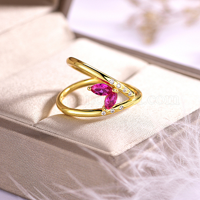 Элегантное кольцо из стерлингового серебра s925 с микропаве из кубического циркония для женщины UB7342-3-1