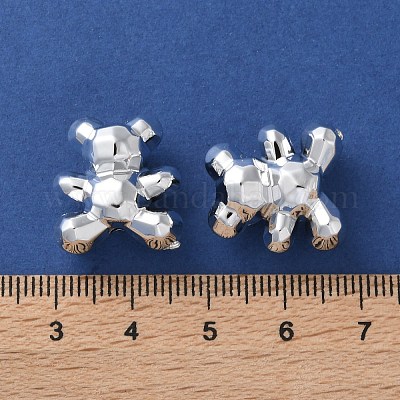 Placage électrolytique de perles acryliques opaques&nbsp;PACR-D288-05S-1