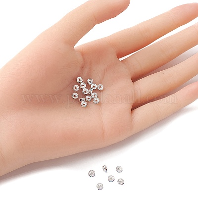 Латунные бусины разделители для поставки стразов RB-YW0001-04A-02S-1