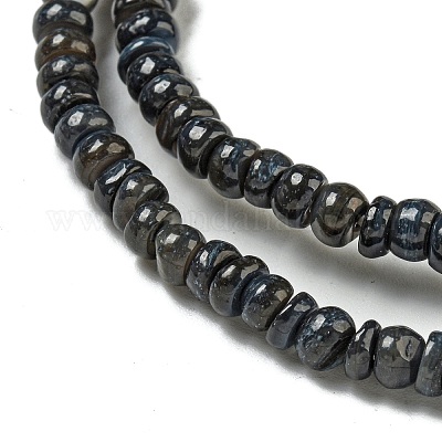 Окрашенные нити бусин из натуральных пресноводных ракушек BSHE-G039-07M-1