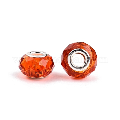 Краска для выпечки прозрачные стеклянные европейские бусины GPDL-N004-C14mm-B02-1