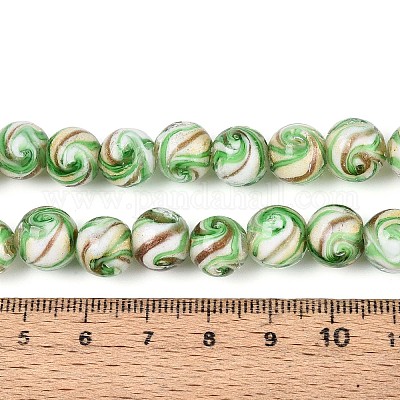 Бусины ручной работы бусины золотого песка LAMP-T024-11D-1