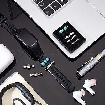 8 шт. синтетический бирюзовый браслет для часов в виде конского глаза FIND-NB0003-22-1