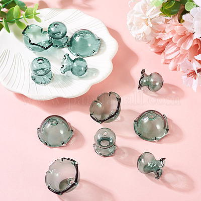 6 комплект прозрачных стеклянных колпачков GLAA-BY0001-07C-1