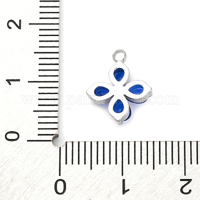 Подвески из нержавеющей стали 304 с микропаве из кубического циркония STAS-U042-06P-03-1