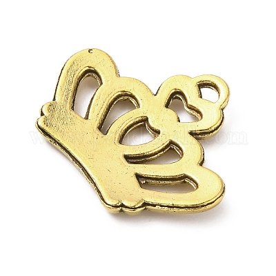 Подвеска из сплава в тибетском стиле со стразами для эмали FIND-WH0126-174AG-1