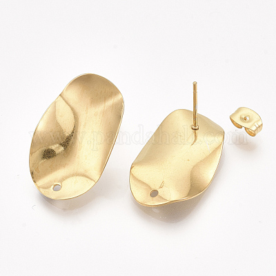 Фурнитура для сережек-гвоздиков из нержавеющей стали 304 STAS-S079-55A-1