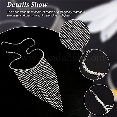 Маскарадные маски из сплава AJEW-WH0258-540S-1