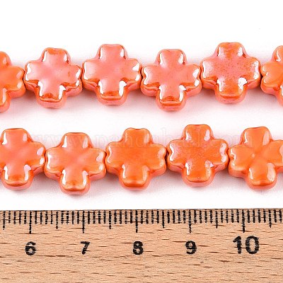 Фарфоровые бусины ручной работы PORC-Z001-01R-1