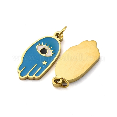 Подвески из нержавеющей стали 304 с эмалью STAS-E550-60G-1