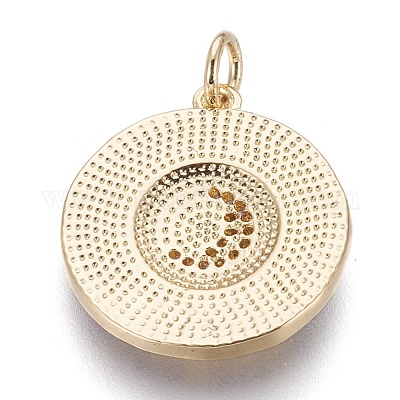 Латунь эмаль подвески KK-O113-07B-G-1