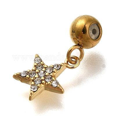 Подвески из нержавеющей стали 304 с ионным покрытием (IP) STAS-A104-12G-02-1