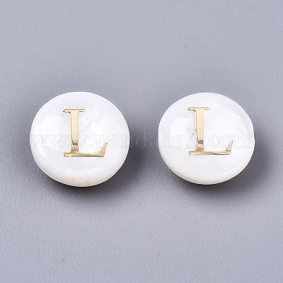 Бусины из натуральных пресноводных ракушек SHEL-S266-12L-1