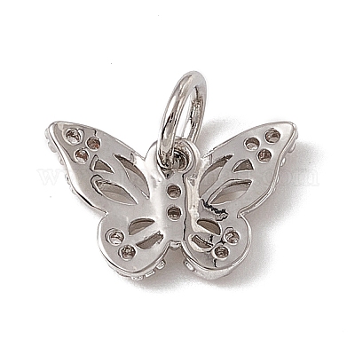 Латунные микро проложить кубического циркония подвески ZIRC-F132-14P-1