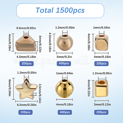 1500шт 6 стиля пластиковые бусины ccb&nbsp;CCB-SC0001-07-1