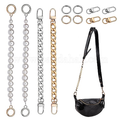 1Pc Pearl Extension Chain DIY Bag Accessories Handbag Handles Bag