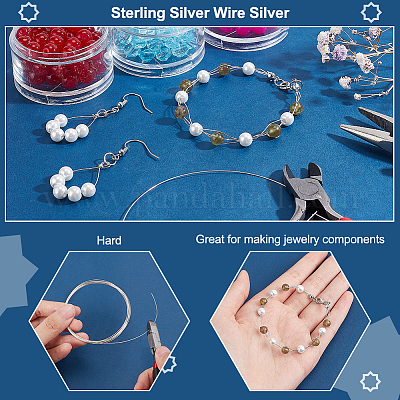 Filo d'argento sterlina&nbsp;FIND-WH0127-32B-1