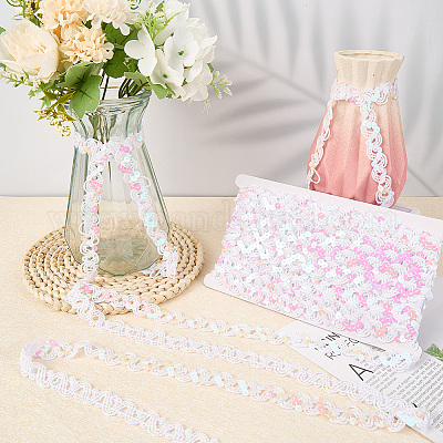 Бусины-пайетки из полиэстера&nbsp;OCOR-WH20012-13G-1