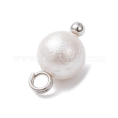 Круглые подвески из жемчужин с морщинистой текстурой PALLOY-JF03823-02-1