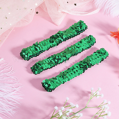 Широкая блестящая повязка на голову OHAR-WH0001-07B-1