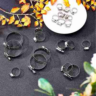 Хомуты для шлангов с червячной передачей из нержавеющей стали 304 STAS-UN0008-84P-1