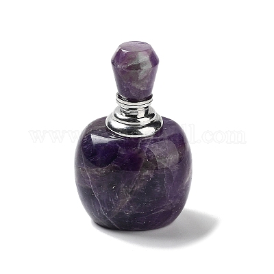 Флаконы-капельницы из натурального аметиста DJEW-K024-01P-03-1